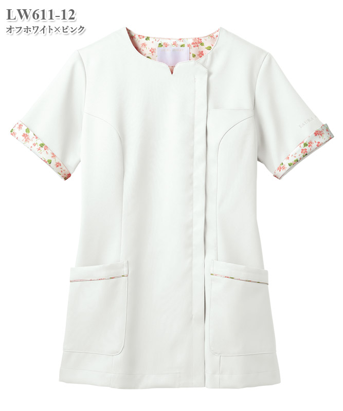 ローラ アシュレイ レディススクラブ半袖[住商モンブラン製品]　LW611-12～66